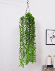 2.9Ft Artificial Hanging Green Creeper Plants Pack Of 2