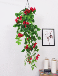 2.9Ft Artificial Hanging Bougainvillea,Flowers Pack Of 1