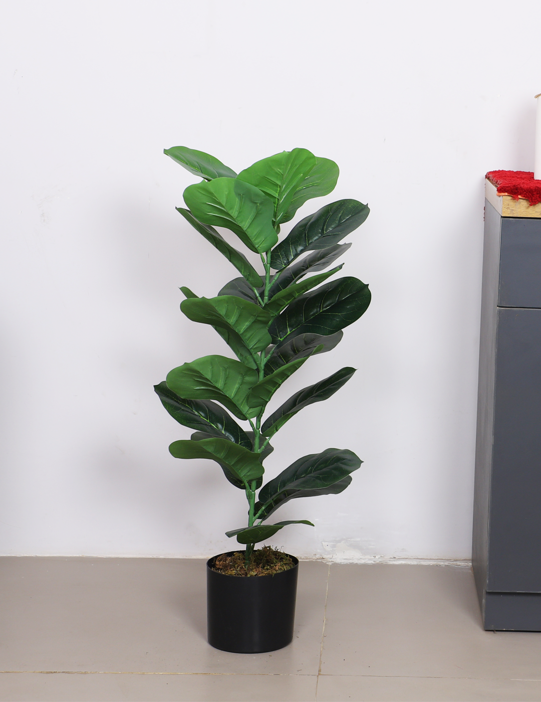 2.7Ft Artificial Fiddle Leaf Fig Plants for with Pot