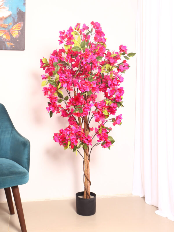 5FT Artificial Bougainvillea Flowers Plants with Pot
