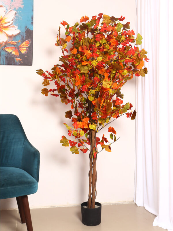5.5FT Artificial Ginkgo Plants with Pot