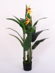 4ft Artificial Bird of Paradise Tree with Pot - Image 2