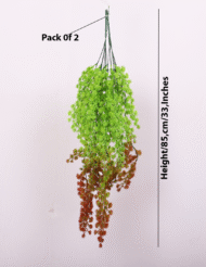 2.6Ft Artificial Hanging Green Creeper Plants - Image 3