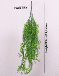2.6Ft Artificial Hanging Green Creeper Plants - Image 3