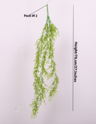 2.2Ft Artificial Hanging Green Creeper Plants Pack Of 2 - Image 3