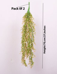 2.2Ft Artificial Hanging Green Creeper Plants Pack Of 2 - Image 3