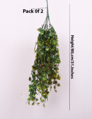 2.6Ft Artificial Hanging Green Creeper Plants Pack Of 2 - Image 3