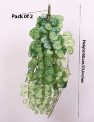 1.9Ft Artificial Hanging Green Creeper Plants Pack Of 2 - Image 3