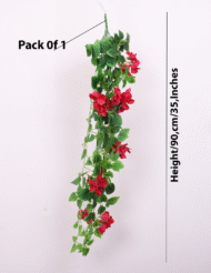 2.9Ft Artificial Hanging Bougainvillea,Flowers Pack Of 1 - Image 3