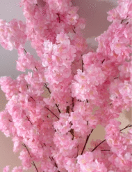 7.8Ft Artificial Blossom Flowers Plant Trees with Pot - Image 4