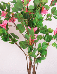 5.2Ft Artificial Magnolia Flowers Plant with Pot - Image 4