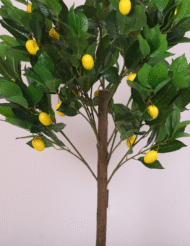 4.5Ft Artificial Lemon Tree Fake Tree with Pot - Image 4