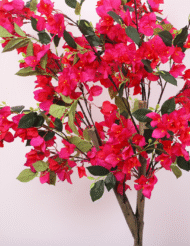 4Ft Artificial Bougainvillea Tree, Faux Silk Flower with Pot - Image 4