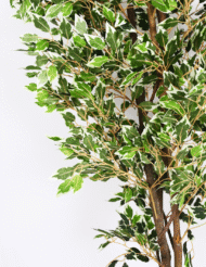 5.2Ft Artificial Mini Ficus Plant Trees with Pot - Image 4