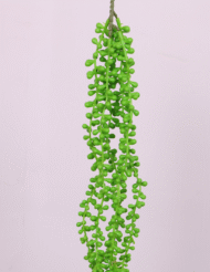 1.6Ft Artificial Hanging String of Pearls Creeper Plants Of 2 - Image 4