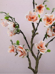 4Ft Artificial Magnolia Flowers Plant with Pot - Image 4