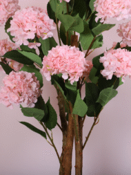 5Ft Artificial Hydrangea Flowers Plant Faux Silk with Pot - Image 4