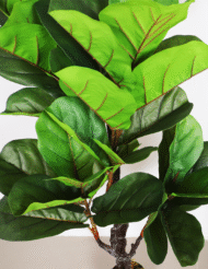 6ft Artificial Fiddle Leaf Fig Tree with Pot - Image 5