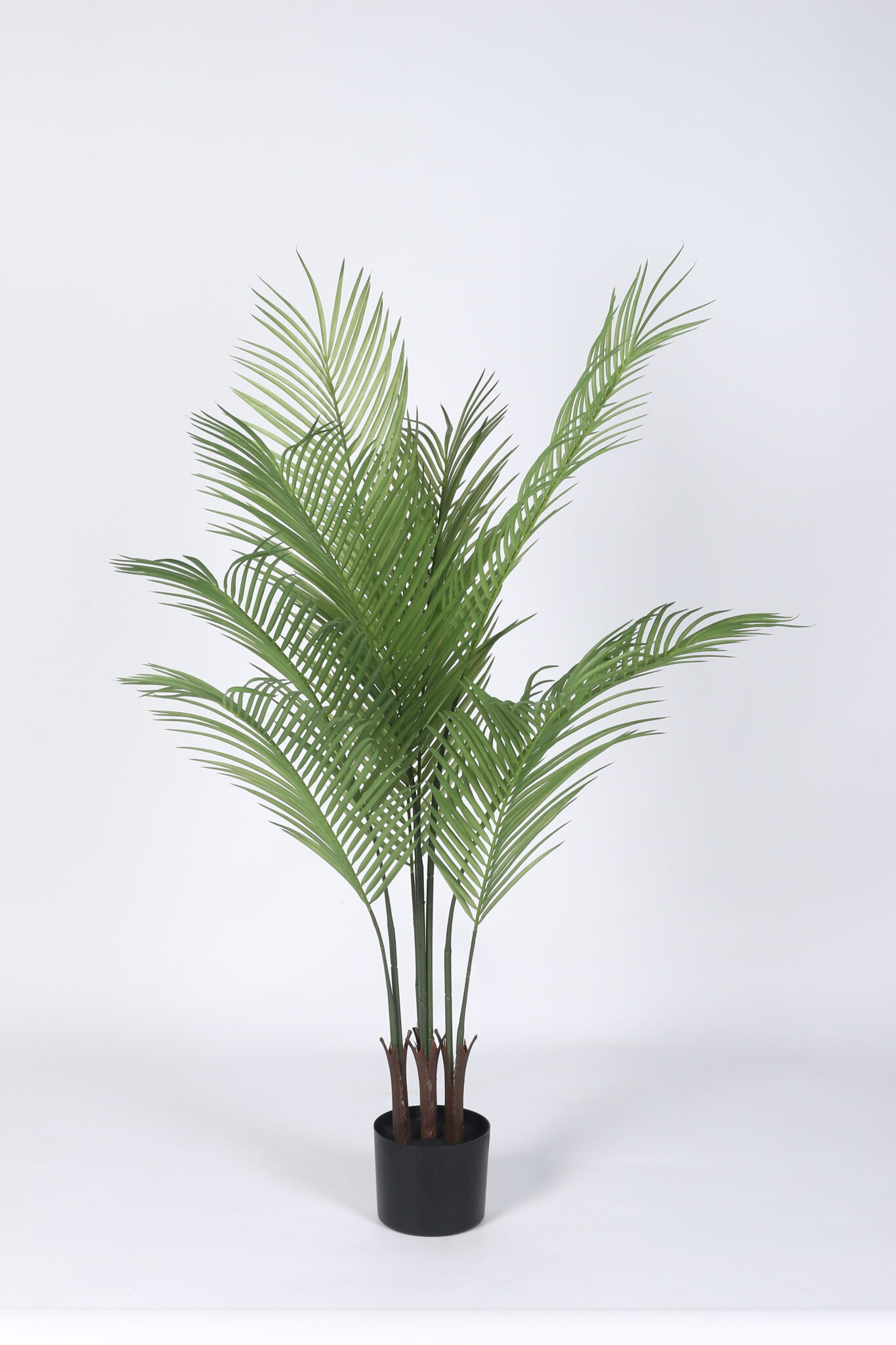 4.Ft Artificial Areca Palm Plants With Pot - Image 2