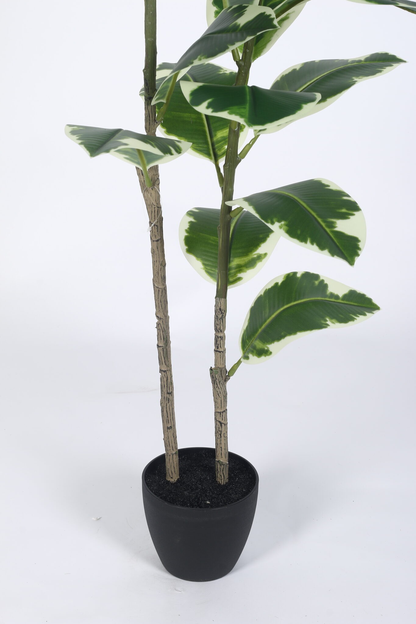 4Ft Artificial Rubber Plants with Pot - Image 6