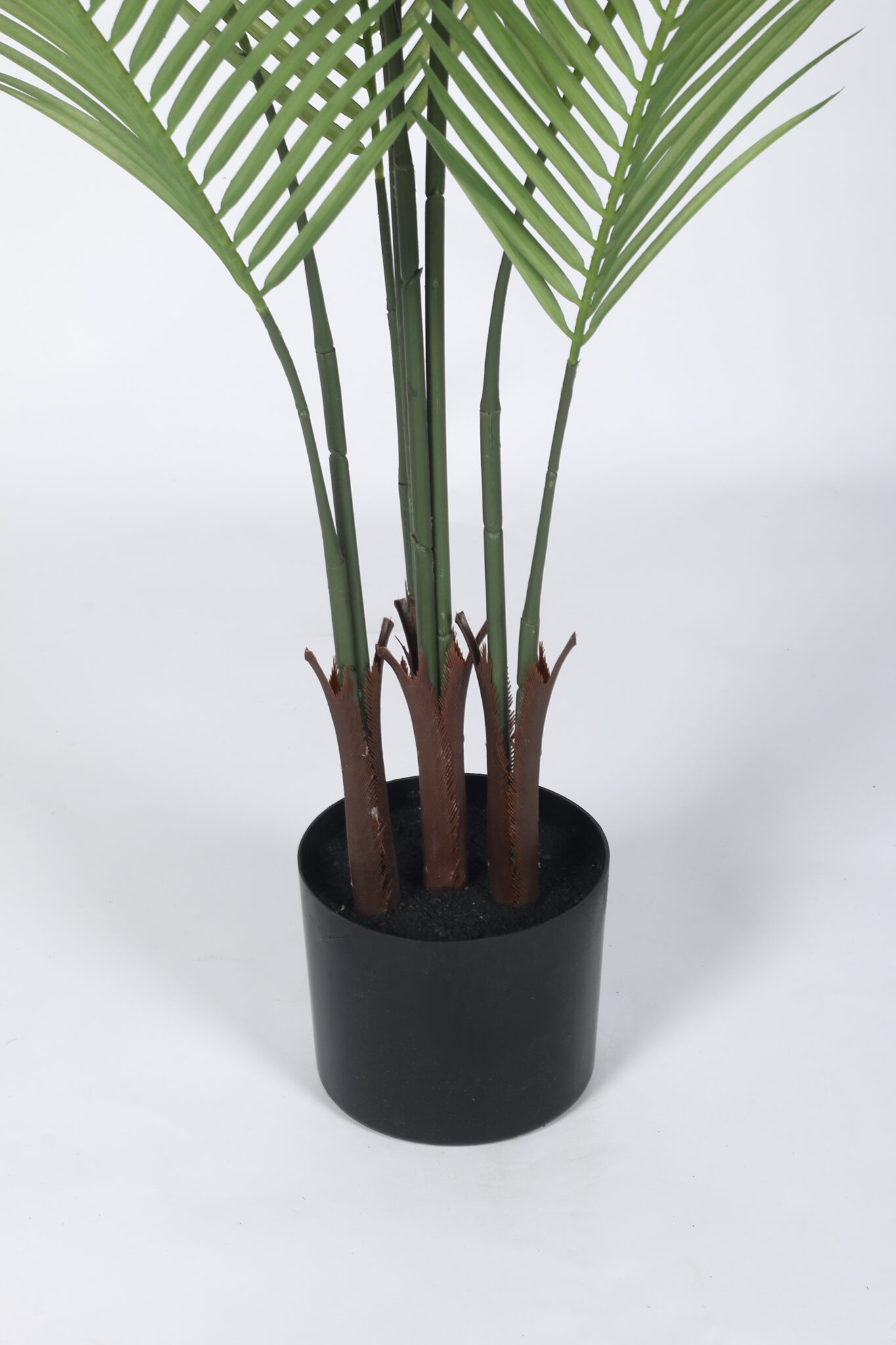 4.Ft Artificial Areca Palm Plants With Pot - Image 7