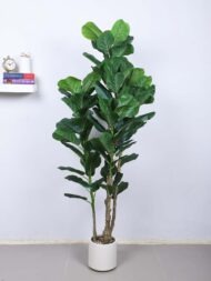 5.1Ft Artificial Fiddle Leaf Fig Tree,With Pot