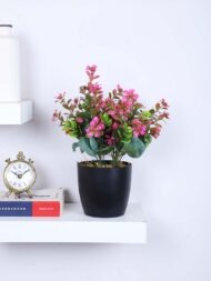 1.1 Ft Artificial Potted Plant With Black Pot