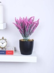 1.1Ft Artificial Lavender Flowers Plants With Pot