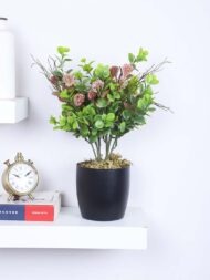 1.3Ft Artificial Eucalyptus Potted Plant With Pot