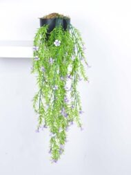 2.2Ft Artificial Hanging Plants With Pot - Image 2