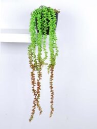 2.6Ft Artificial Hanging Plants With Pot - Image 2