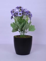 1Ft Artificial Dutch Daisy Flower Potted Plant With Pot - Image 2