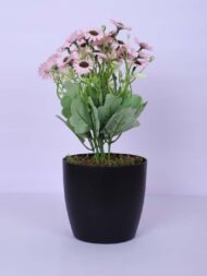 1Ft Artificial Dutch Daisy Flower Potted Plant With Pot - Image 2
