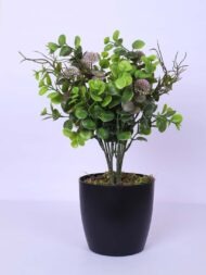 1.3Ft Artificial Eucalyptus Potted Plant With Pot - Image 2