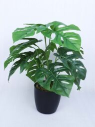 1.8Ft Artificial Monstera Plant With Pot - Image 2