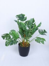 1.8Ft Artificial Monstera Potted Plant With Pot - Image 2