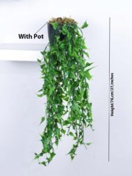2.2Ft Artificial Hanging Plants With Pot - Image 3