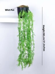 2.6Ft Artificial Hanging Plants With Pot - Image 3