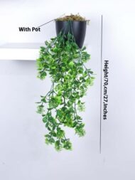 2.2Ft Artificial Hanging Plants With Pot - Image 3