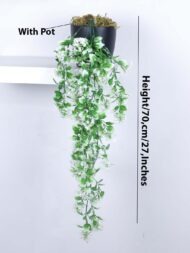 2.2Ft Artificial Hanging Plants With Pot - Image 3