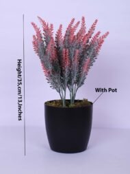 1.1Ft Artificial Lavender Flowers Plants With Pot - Image 3
