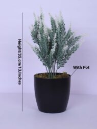 1.1Ft Artificial Lavender Flowers Plants With Pot - Image 3