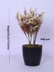 1.1Ft Artificial Mini Potted Plant With Pot - Image 3