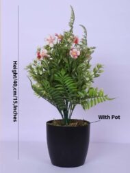 1.1Ft Artificial Mini Potted Plant With Pot - Image 3