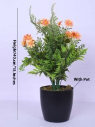 1.1Ft Artificial Mini Potted Plant With Pot - Image 3