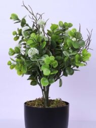 1.3Ft Artificial Eucalyptus Potted Plant With Pot - Image 3