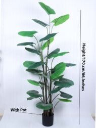 5.5Ft Artificial Palm Plant With Pot - Image 3