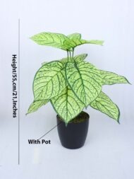 1.8Ft Artificial Dieffenbachia Plant With Pot - Image 3