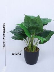 1.8Ft Artificial Money Potted Plant With Pot - Image 3