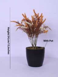 1.1Ft Artificial Mini Potted Plant With Pot - Image 4